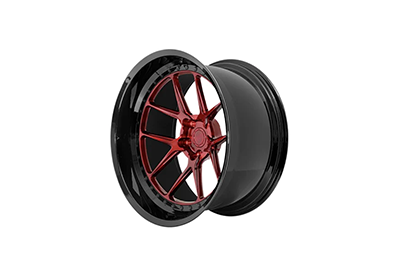 Forged Wheel Rim 2 pieces - Black & Red