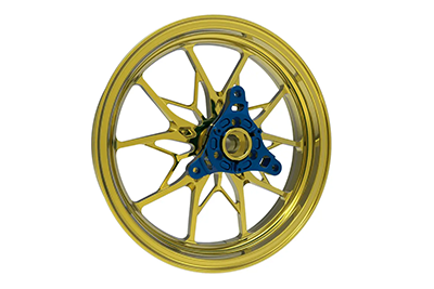 Forged wheel rim - dark golden
