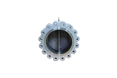 Multi-ear double-flap check valve